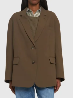 Blazer oversize Bea in techno twill
