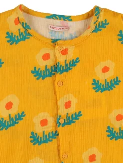 Blusa in cotone stampato