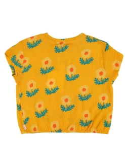 Blusa in cotone stampato