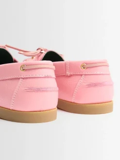 Boatman grained leather shoes