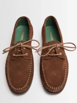 Boatman suede shoes