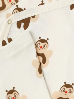 Body e pantaloni in jersey di cotone stampato