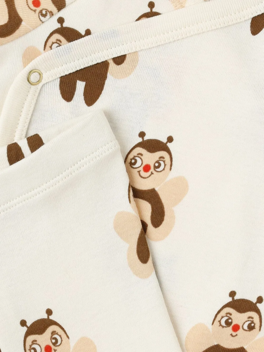 Body e pantaloni in jersey di cotone stampato