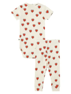 Body e pantaloni in jersey stampato