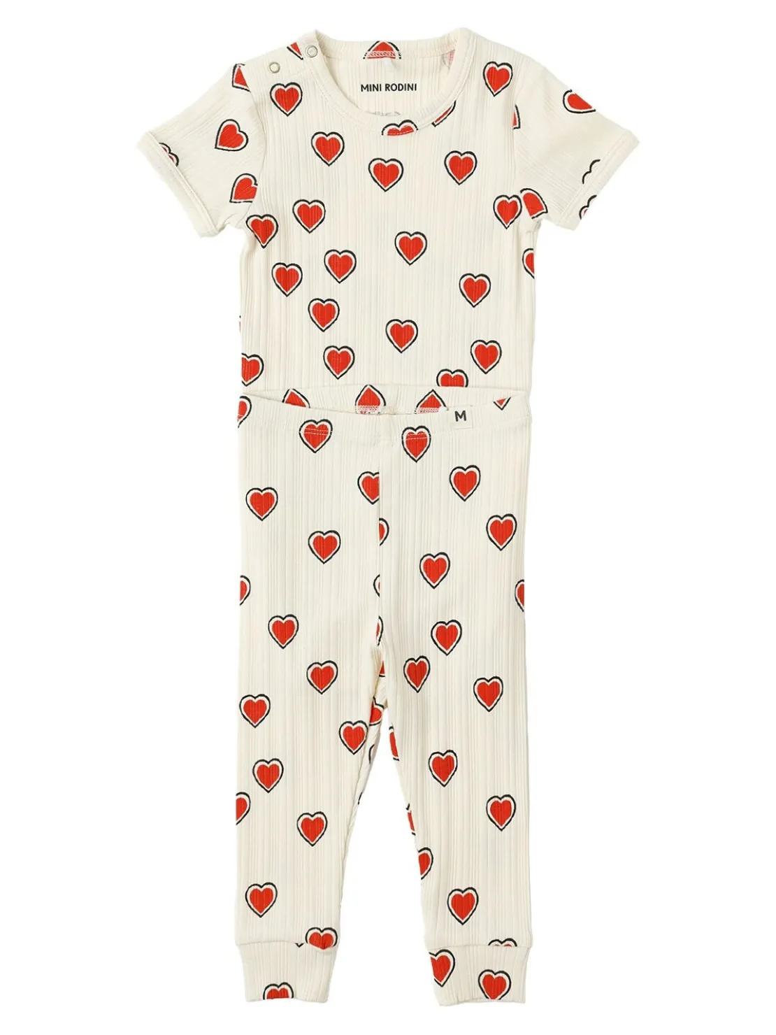 Body e pantaloni in jersey stampato