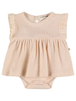 Body in misto cotone a righe