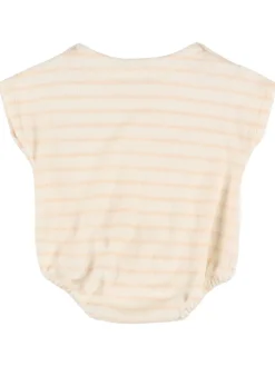 Body in misto cotone a righe