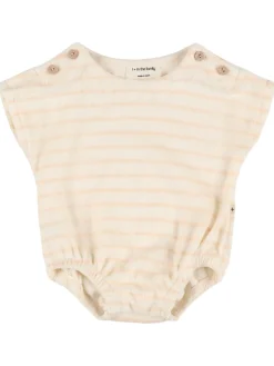 Body in misto cotone a righe
