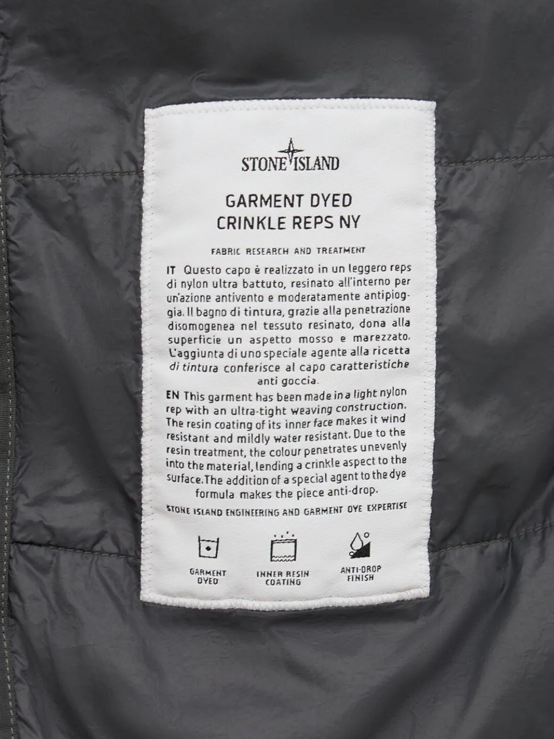 Bomber in nylon