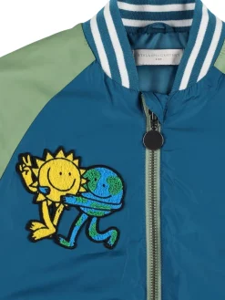 Bomber in nylon con patch