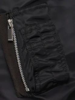 Bomber in nylon con zip