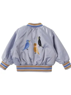 Bomber in nylon stampato