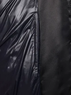 Bomber in techno e pelle trapuntato