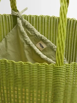 Borsa a cesta grande intrecciata