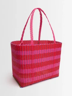 Borsa a cesta grande intrecciata