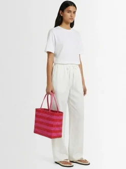 Borsa a cesta grande intrecciata