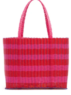 Borsa a cesta grande intrecciata