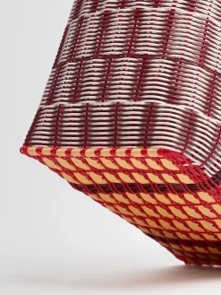 Borsa a cesta grande intrecciata