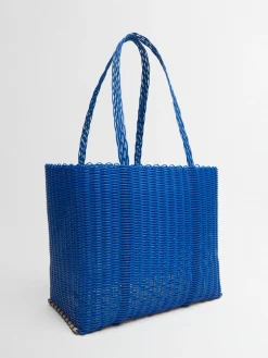 Borsa a cesta grande intrecciata