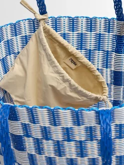Borsa a cesta grande intrecciata