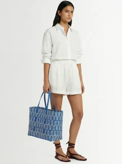 Borsa a cesta grande intrecciata