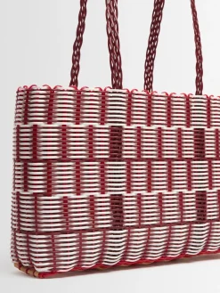 Borsa a spalla intrecciata
