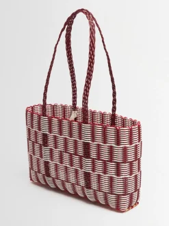 Borsa a spalla intrecciata