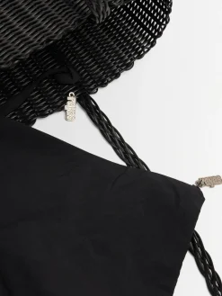 Borsa a spalla intrecciata