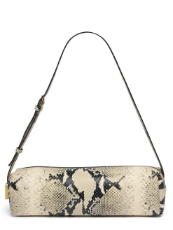 Borsa a spalla Kye in pelle effetto pitone