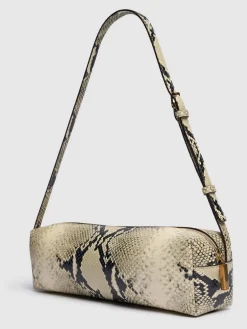 Borsa a spalla Kye in pelle effetto pitone