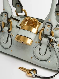 Borsa a spalla Paddington in pelle martellata