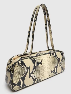 Borsa a spalla Simona in pelle goffrata