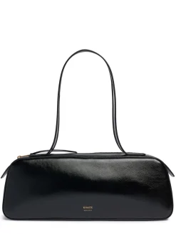 Borsa a spalla Simona in vernice craclé