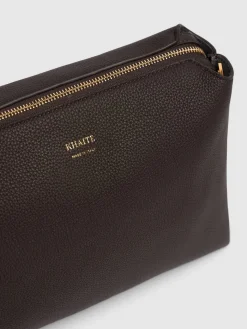 Borsa a tracolla media Lina in pelle martellata