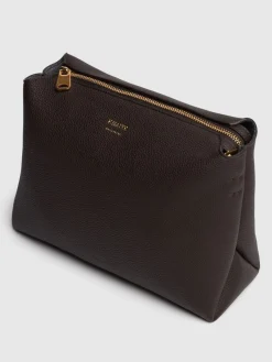 Borsa a tracolla media Lina in pelle martellata