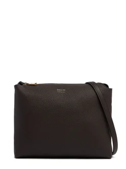 Borsa a tracolla media Lina in pelle martellata
