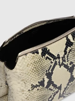 Borsa a tracolla Medium Lina in pelle goffrata