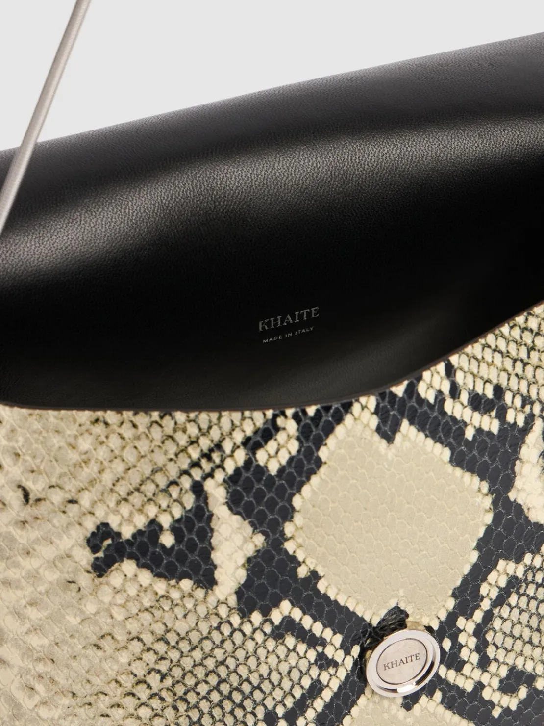 Borsa Bobbi in pelle goffrata effetto pitone
