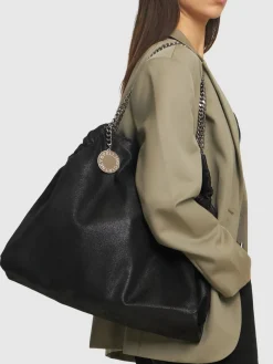Borsa Falabella Tote in Eco Shaggy Deer