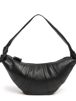 Borsa grande Croissant in nappa