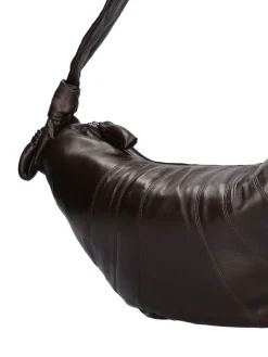 Borsa grande Croissant in pelle