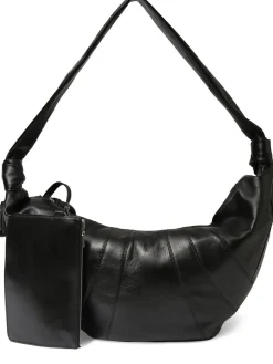 Borsa grande Croissant in pelle