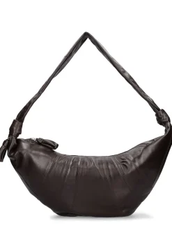 Borsa grande Croissant in pelle