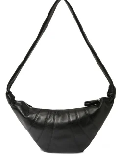 Borsa grande Croissant in pelle