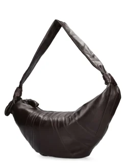 Borsa grande Croissant in pelle