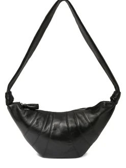 Borsa grande Croissant in pelle