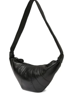 Borsa grande Croissant in pelle