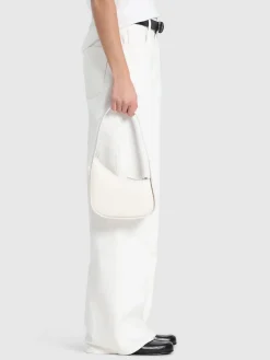 Borsa Half Moon in pelle liscia