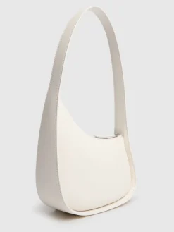Borsa Half Moon in pelle liscia