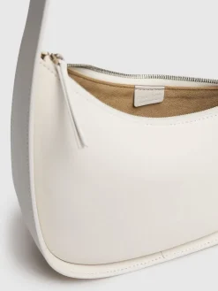 Borsa Half Moon in pelle liscia